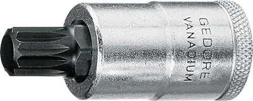 Gedore Steckschlüsseleinsatz INX 19 1/2″ Innen-Vielzahn M8 100 mm - 6159350 Online Kaufen