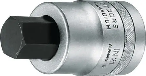 Gedore Steckschlüsseleinsatz IN 21 1″ Innen-6-kant SW 24 mm - 6181440 Top-Angebot