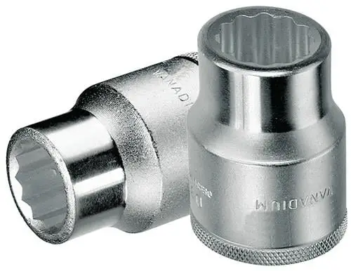 Begrenztes Angebot Gedore Steckschlüsseleinsatz D32 3/4″ 12-kant SW 19 mm - 6272160