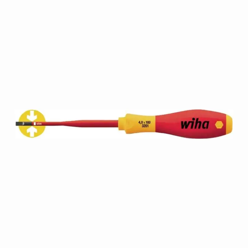 Günstig Wiha Schraubendreher 3201 slimFix 4 mm Schlitz - 35390