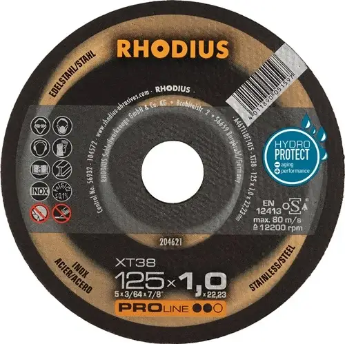 RHODIUS Trennscheibe XT38 Ø 230 x 1,9 mm INOX 22,23 mm - 205702 Bestpreis