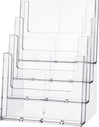 helit Tischprospekthalter 4 x DIN A4 hoch - H23524- 02 Sichere Zahlung
