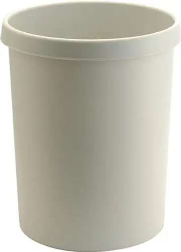 helit Papierkorb 45 l H480xØ390 mm mit Griffrand - H61062-82 Finale Aktion