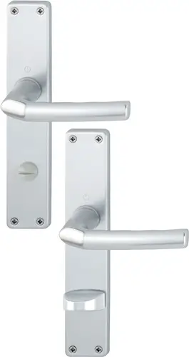 Heißes Angebot HOPPE Langschildgarnitur Birm.1117/202SP Alu.F1 SK/OL 78mm DIN L/R - 2534014