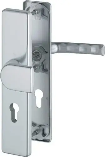HOPPE Schutzgarnitur London 78G/2221A/2440/113 Alu.F1 92mm 67-72mm - 3962459 Neuheit