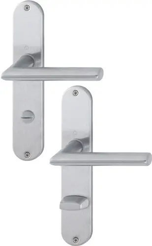 HOPPE Langschildgarnitur Stock.E1140Z/302 VA F69 SK/OL 78mm DIN L/R - 3042732 Preis Gesenkt
