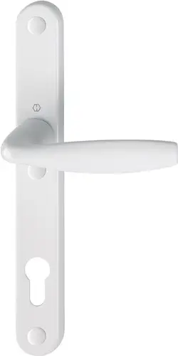 Sonderangebot HOPPE 1/2 Profiltür-Garnitur NY 1810/3346SN Alu.F9016 PZ - 3256845