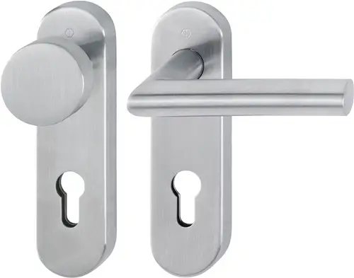 Versand Am Gleichen Tag HOPPE Kurzschildgarnitur Ams.E58/353KH/1400 VA F69 PZ rd Wechselgrt - 10721522