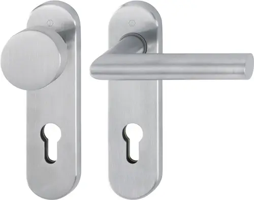HOPPE Kurzschildgarnitur Ams.E58/353K/1400Z VA F69 PZ rd Wechselgrt - 3306187 Top-Angebot