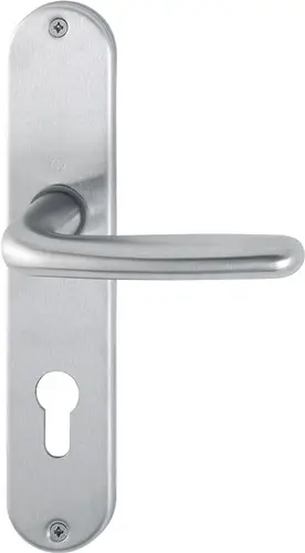 HOPPE Langschildgarnitur Cardiff E1850Z/302 VA F69 PZ 72mm DIN L/R - 2423699 Neu Im Sortiment