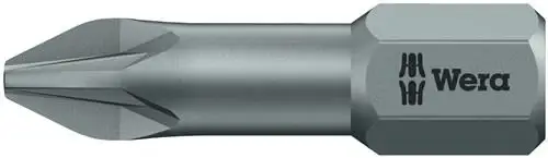 Preisreduziert Wera Bit 855/1 TZ 1/4″ PZD 1 Länge 25 mm Torsionszone zähhart - 5056810001