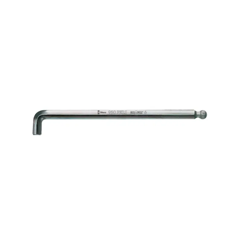 Wera 950 PKL Winkelschlüssel metrisch SW 5,0 x 160mm gestellverchromt - 022060 Knallerangebot