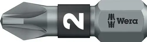 Wera Bit 855/1 BTZ 1/4″ PZD 1 Länge 25 mm BiTorsion zähhart - 5056720001 Neuheit