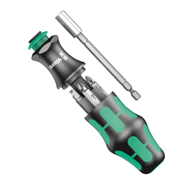 Top-Angebot Wera Teleskop-Bithalter Kraftform Kompakt 28 SB mit 6 Bits - 073240