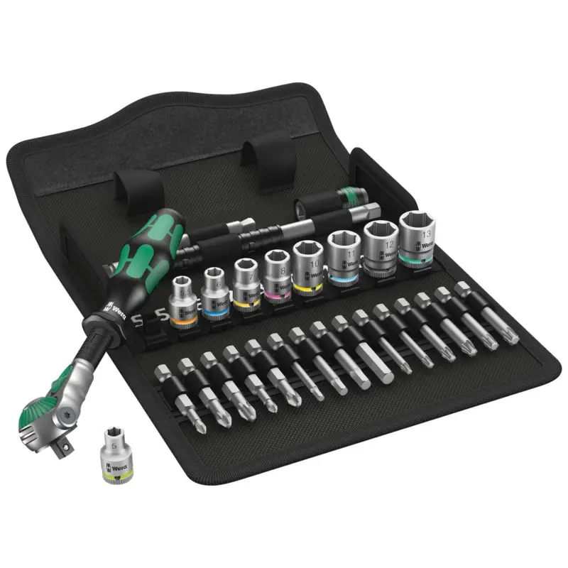 Wera 8100 SA 6 Zyklop Speed-Knarrensatz 1/4"-Antrieb - 004016 Expressversand