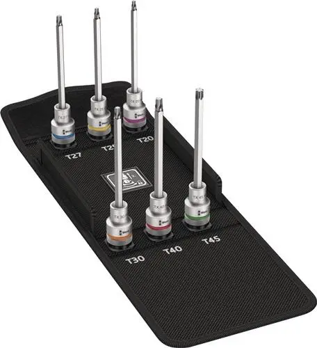 Wera Steckschlüsselsatz 8767 C TORX HF3 9tlg. 1/2" T20-T60 - 5004212001 Sichere Zahlung