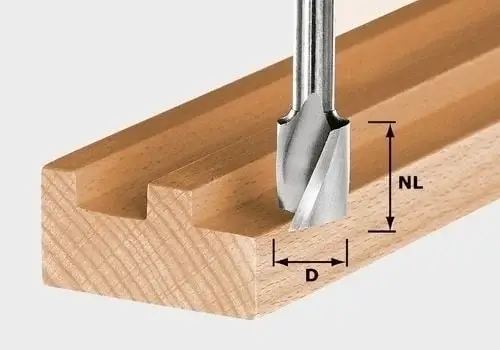 Beliebt Festool Spiralnutfräser HW Schaft 8 mm HW Spi S8 D6/21 - 490978