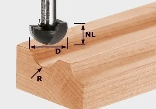 Festool Hohlkehlfräser HW Schaft 8 mm HW S8 R9,7 - 490986 Nur Für Kurze Zeit