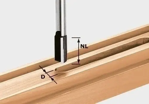Festool Nutfräser HW Schaft 12 mm HW S12 D14/40 - 491088 Wochenendangebot