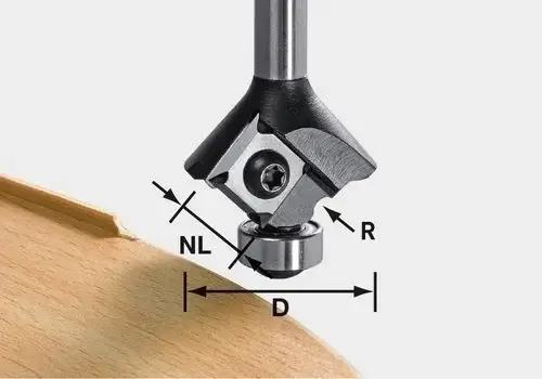 Festool Wendeplatten-Abrundfräser HW S8 HW R2 D28 KL12,7OFK - 499809 Zertifiziert