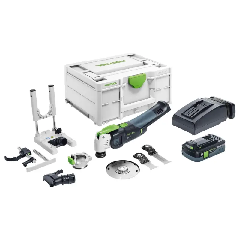Markenprodukt Festool Akku-Oszillierer OSC 18 HPC 4,0 EI-Set VECTURO - 576593