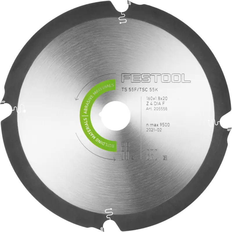 Preiswert Festool Diamant-Kreissägeblatt ABRASIVE MATERIALS DIA 160 x 1,8 x 20 F4 - 205558