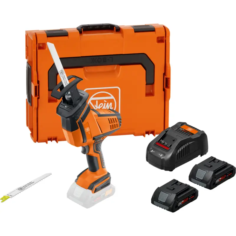 Fein Kompakte Akku-Säbelsäge ASAS 18-21 K AS Set 2 x 4 Ah - 71330162000 Begrenztes Angebot