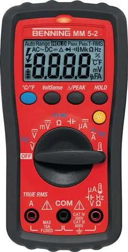 BENNING Multimeter MM 5-2 0,1 mV-600 V AC/DC - 44071 Top-Angebot