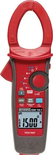 Mega-Angebot BENNING Stromzangenmultimeter CM 10-1 0,01 A-1500 A CAT IV 600 V,CAT III 100 V - 44688