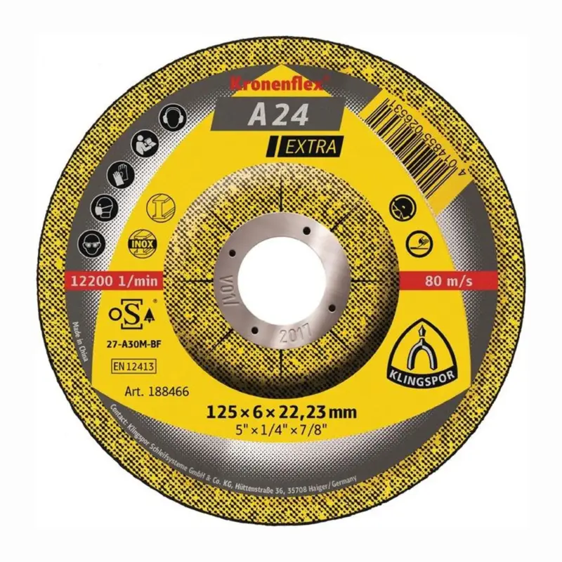 Neue Ware KLINGSPOR Schruppscheibe A 24 Extra D 230 x S 6 mm - 13447