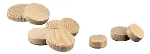 Highlight Konusplättchen D.30mm Kiefernholz Inh. je Krt. ca. 260 St. - 3000260113