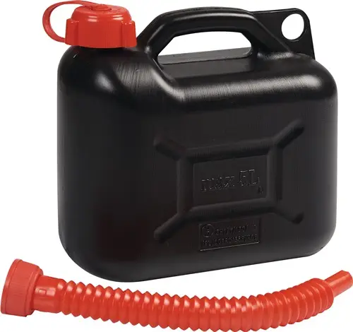 Neue Ware NOW Transportkraftstoffkanister Inh.5l schwarz HD-PE L265xB135xH270mm - 4000819002