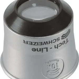 Markenprodukt SCHWEIZER Uhrmacherlupe Tech-Line Vergr. 15x Linsen-D.16,3mm - 9715