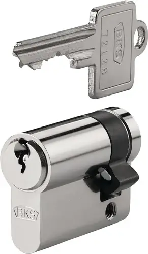 BKS Profilhalbzylinder 8900 27/10mm Anz.Schlüssel 3 versch.-schl - B 8900 0001 Finale Aktion