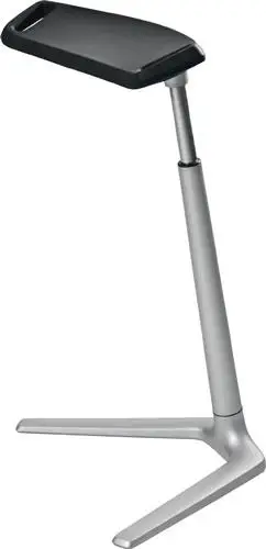 Markenprodukt interstuhl Stehhilfe Integralschaum Sitzhöhenverstellung 620 - 850 mm Aluminium silber BIMOS - 9144/2348/2000
