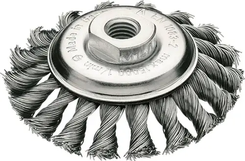 Kracherpreis Lessmann Zopfkegelbürste Ø100 mm STA 12 mm 15.000 min-¹ - 471257