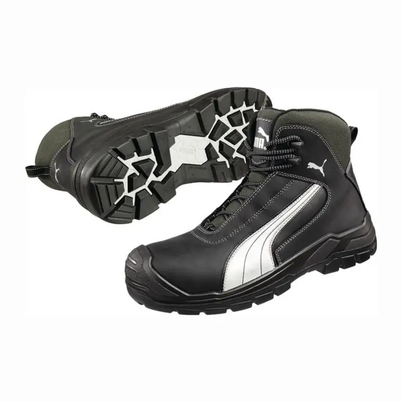 PUMA Sicherheitsstiefel Cascades Mid Größe 44 schwarz / weiß - 63.021.0-44 Must-Have