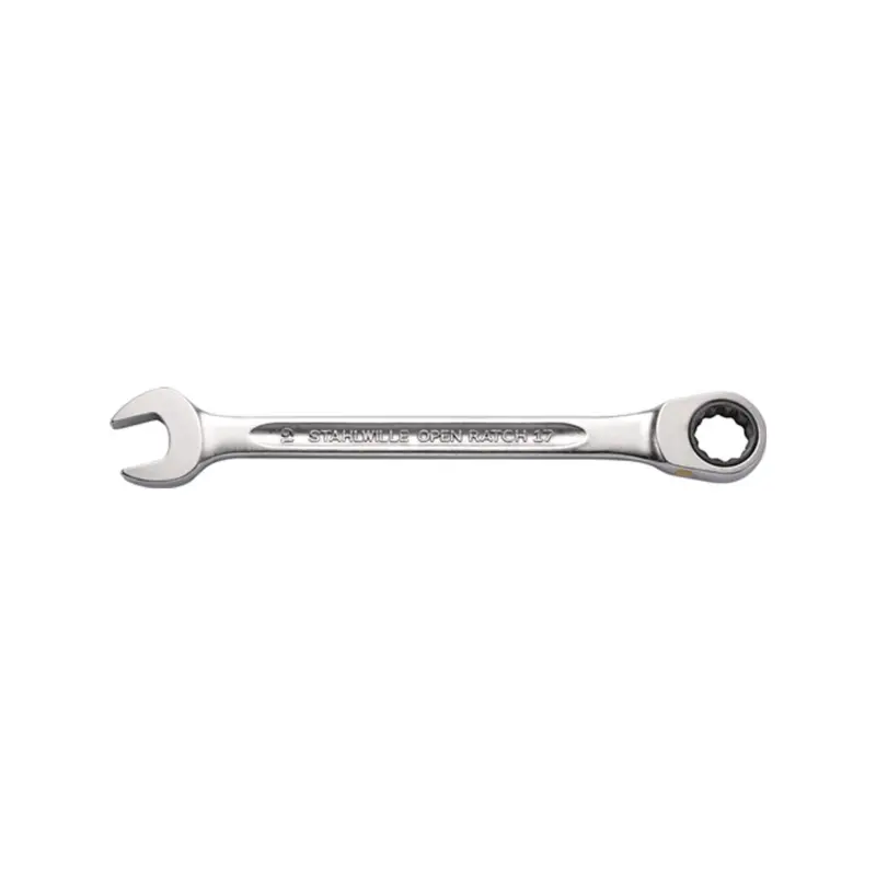 Bestpreis STAHLWILLE Maulringratschenschlüssel 17F SW 8mm L.144mm - 40170808