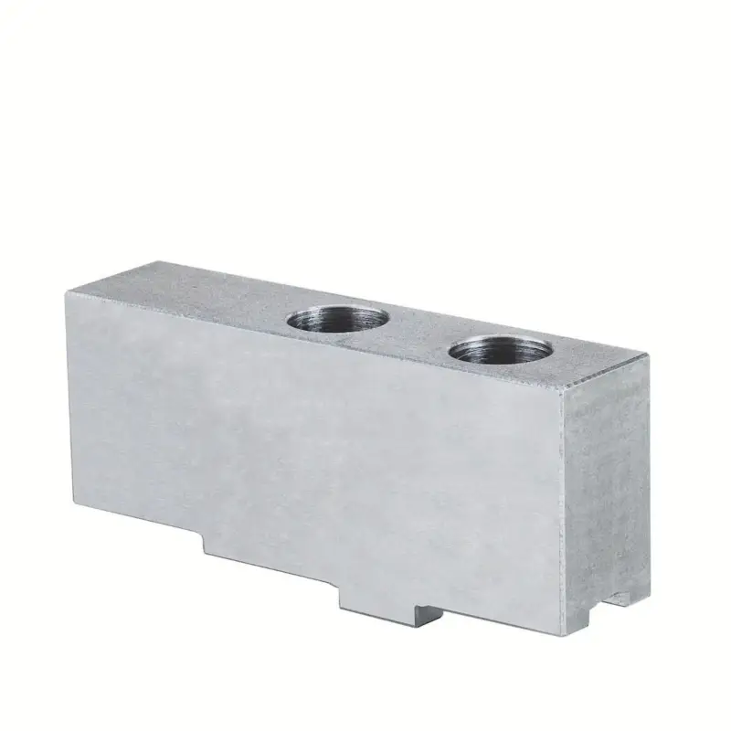 Neue Ware Röhm Ungestufte Aufsatzbacke AB, Größe 400/500, 3-Backensatz, ungehärtet, Kreuzversatz, 16MnCr5 - 094046