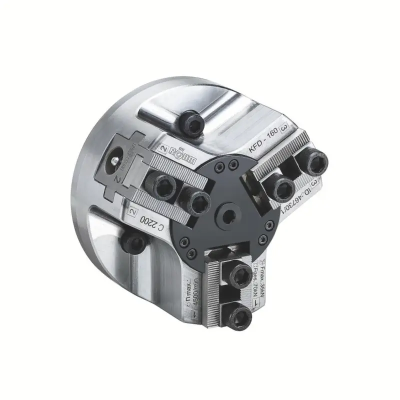 Röhm Kraftspannfutter KFD 250, 3-Backen, gewichtserleichert, Zylindrische Zentrieraufnahme - 144594 Letzte Chance