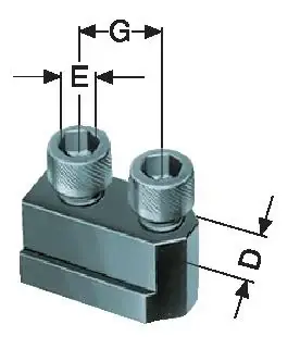 Nur Für Kurze Zeit Röhm Nutenstein verlängert mit Schraube, Nutbreite 14 mm, Befestigungsgewinde M12 x 25 - 1028193