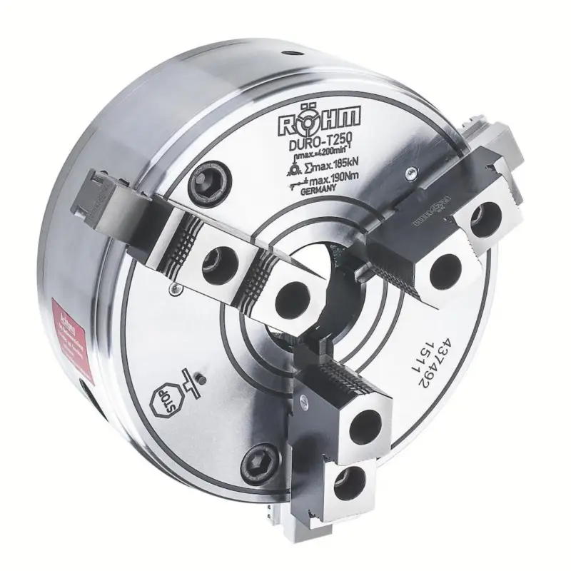 Neu Im Sortiment Röhm DURO-T 400, KK 11, ISO 702-3, Stehbolzen und Bundmutter, Grund- und Aufsatzbacken - 437563
