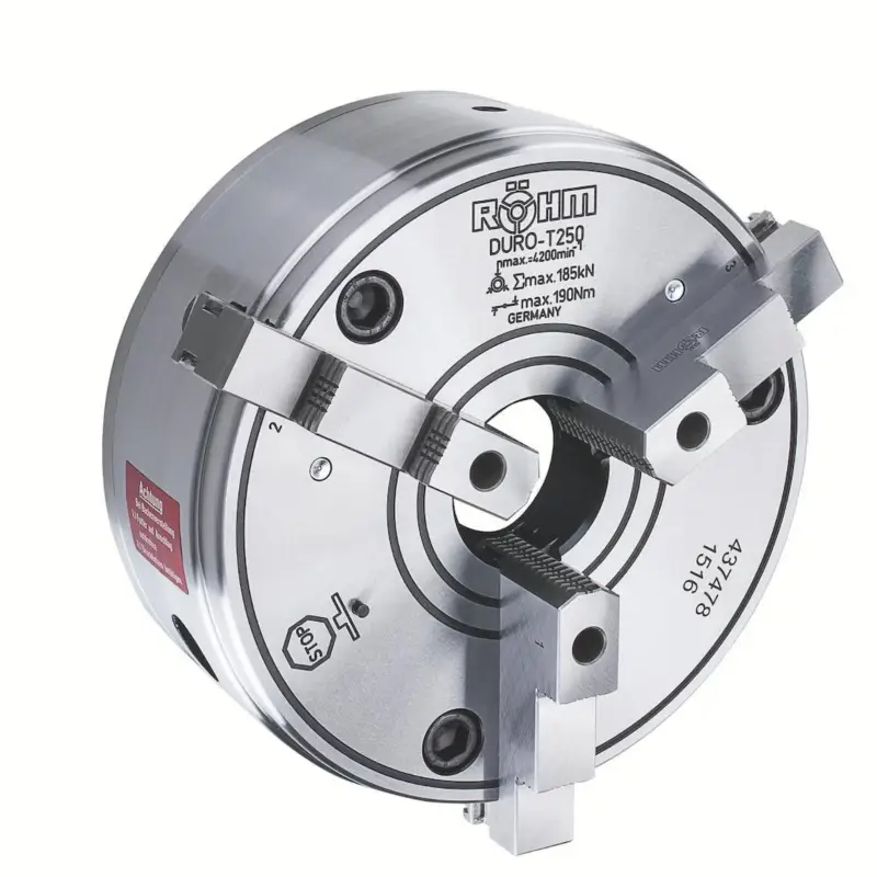 Röhm DURO-T 125, 3-Backen, Zylindrische Zentrieraufnahme, einteilige Umkehrbacken - 437475 Heißes Angebot