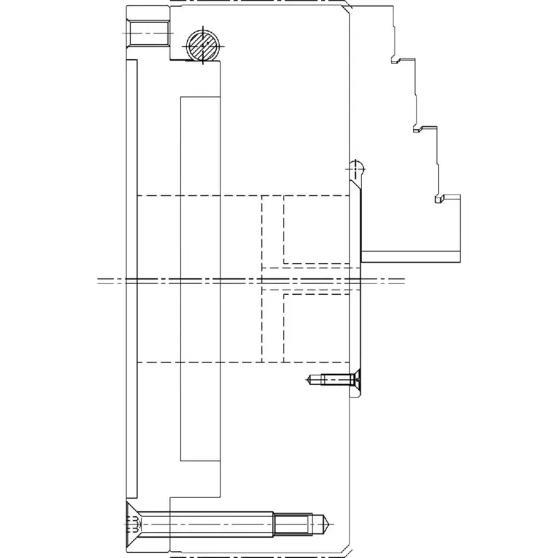 Kracherpreis Röhm ZS Hi-Tru 80, 3-Backen, DIN 6350, Zylindrische Zentrieraufnahme, Form A - 180273
