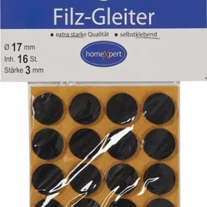 Filzgleiter 17mm Filz braun selbstkl. - 521703 Mega-Angebot