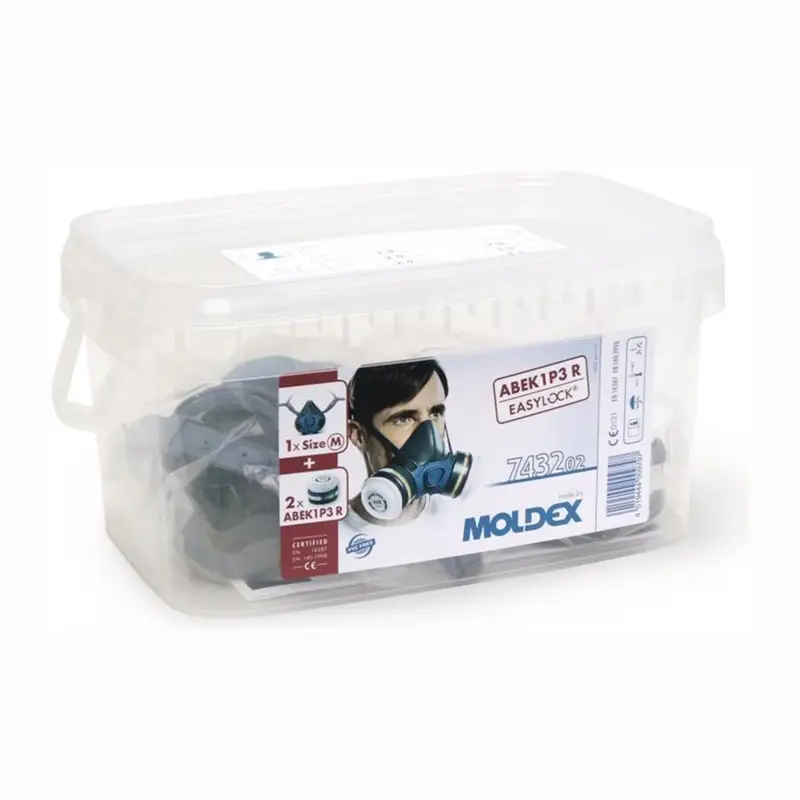 Moldex Atemschutzbox 743202 1x 700201 2x A1B1E1K1P3 R Filter 943001 - 743202 Angebot