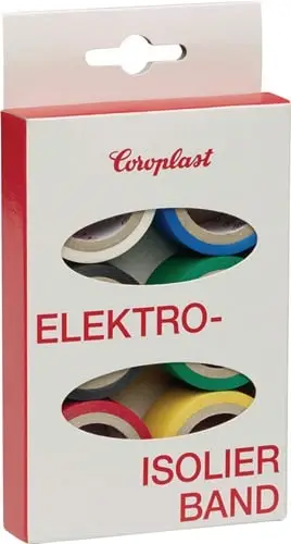 Schneller Versand COROPLAST Elektroisolierband-Set 302 6tlg. je 3,3 m x 19 mm Ktr - 28839