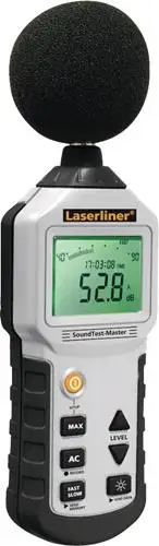 LaserlineR Geräuschpegel-Messgerät SoundTest Master mit intergriertem Langzeitspeicher - 082.070A Markenware