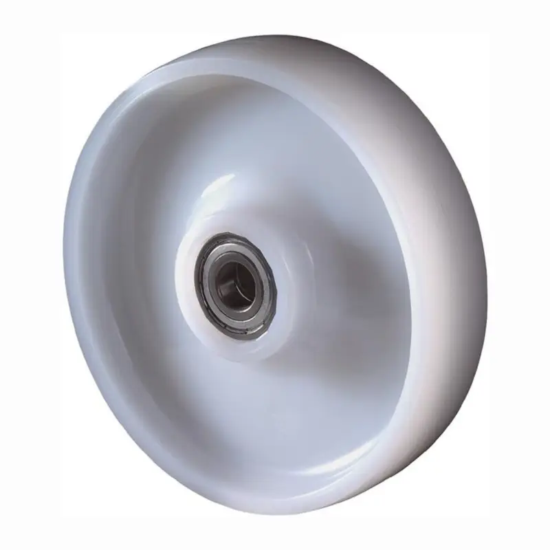 Markenware BS Rollen Ersatzrad Kunststoff weiß Kugellager Ø 125 mm 700 kg - B15.129