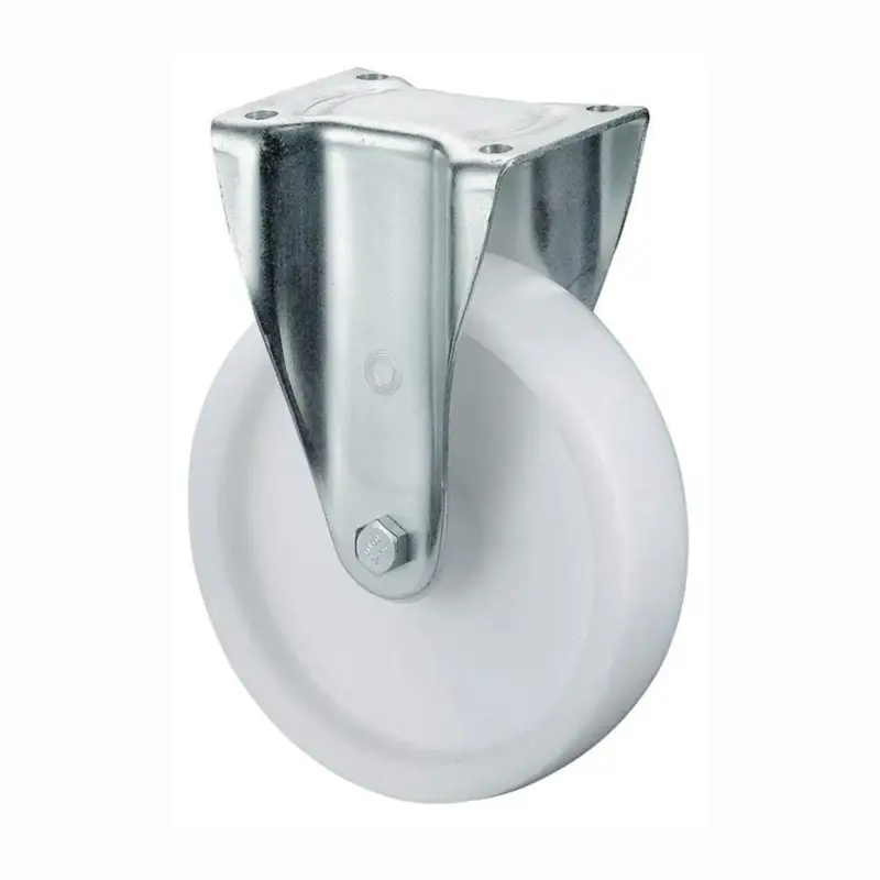 Must-Have BS Rollen Schwerlast-Bockrolle mit Anschraubplatte Kunststoff Rollenlager 100 mm 350 kg - LB510.B10.101
